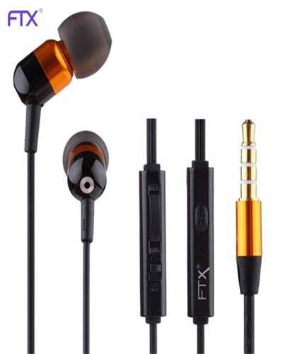 F803 tilted headphones, ear-in bass headphones, mobile phone