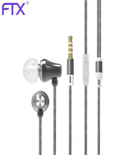 F805 metal earphones, in-ear heavy bass HiFi earphones, bass