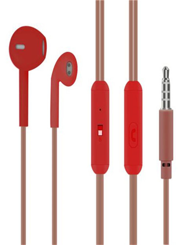 A12 flat earphone, universal earphone, wire control with whe