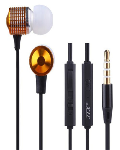 J520 metal diamond heavy bass HiFi earphone, mobile phone un